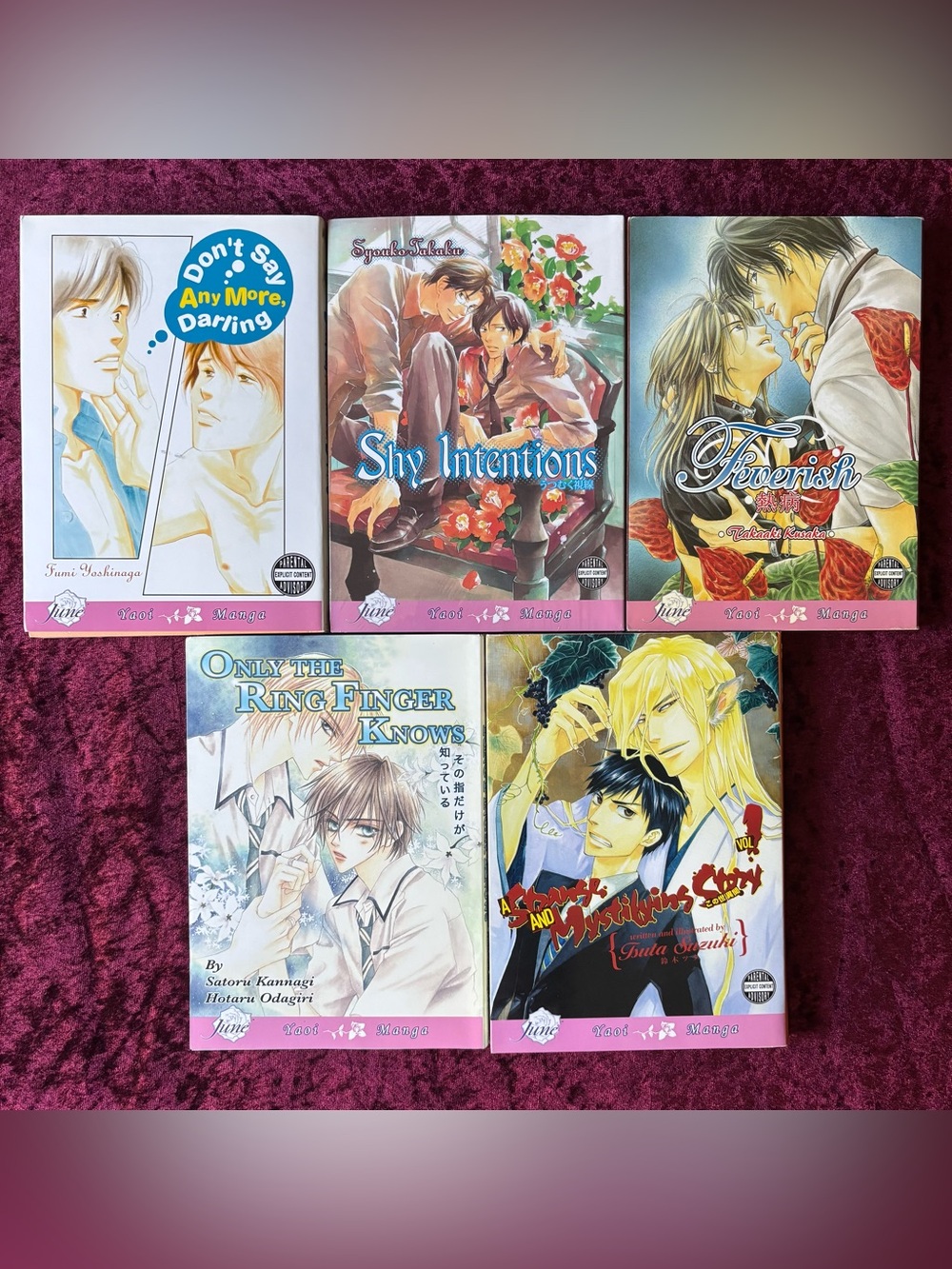 Juné Yaoi Manga Lot